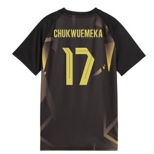2026-2027 Borussia Dortmund Warm Up Jersey (Black) (Chukwuemeka 17)