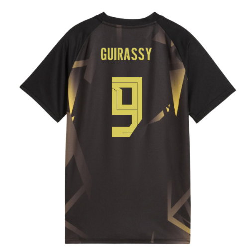 2026-2027 Borussia Dortmund Warm Up Jersey (Black) (Guirassy 9)
