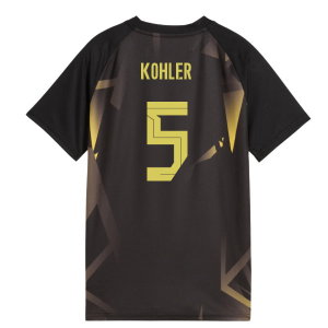 2026-2027 Borussia Dortmund Warm Up Jersey (Black) (Kohler 5)