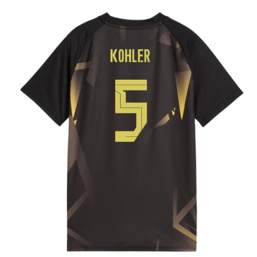 2026-2027 Borussia Dortmund Warm Up Jersey (Black) (Kohler 5)
