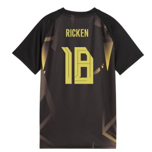 2026-2027 Borussia Dortmund Warm Up Jersey (Black) (Ricken 18)