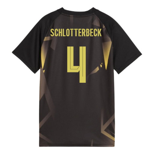 2026-2027 Borussia Dortmund Warm Up Jersey (Black) (Schlotterbeck 4)