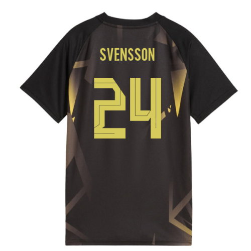 2026-2027 Borussia Dortmund Warm Up Jersey (Black) (Svensson 24)