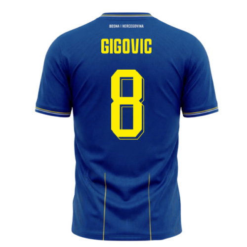 2026-2027 Bosnia and Herzegovina Home Shirt (Gigovic 8) 2026-2027 Bosnia and Herzegovina Home Shirt (Gigovic 8)