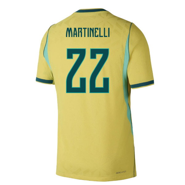 2026-2027 Brazil Authentic Aero-Fit Match Home Shirt (Martinelli 22)