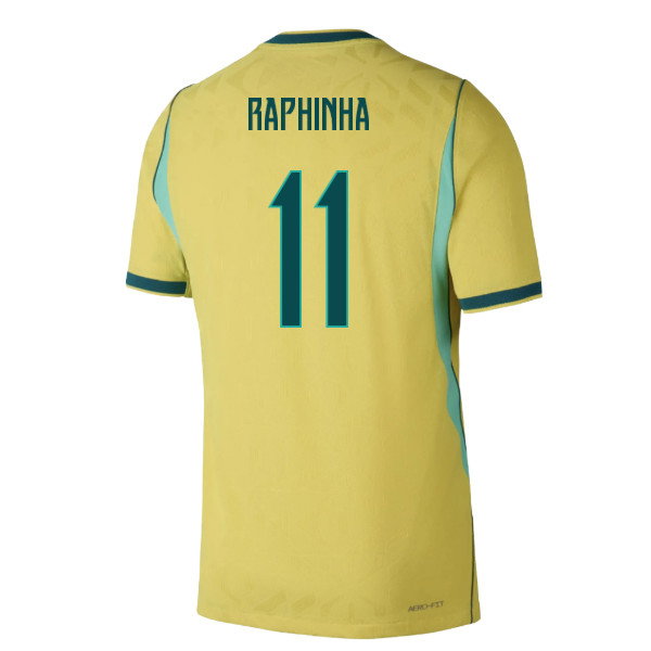 2026-2027 Brazil Authentic Aero-Fit Match Home Shirt (Raphinha 11)