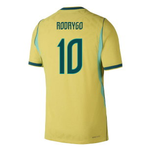 2026-2027 Brazil Authentic Aero-Fit Match Home Shirt (Rodrygo 10)
