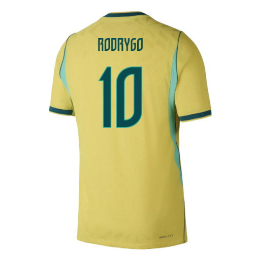2026-2027 Brazil Authentic Aero-Fit Match Home Shirt (Rodrygo 10)