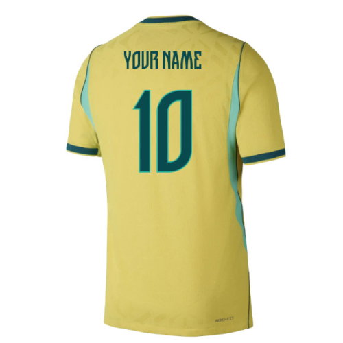 2026-2027 Brazil Authentic Aero-Fit Match Home Shirt (Your Name)