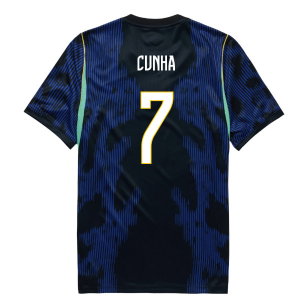2026-2027 Brazil Away Shirt (Kids) (Cunha 7)