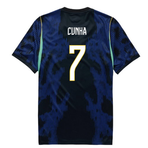 2026-2027 Brazil Away Shirt (Kids) (Cunha 7)