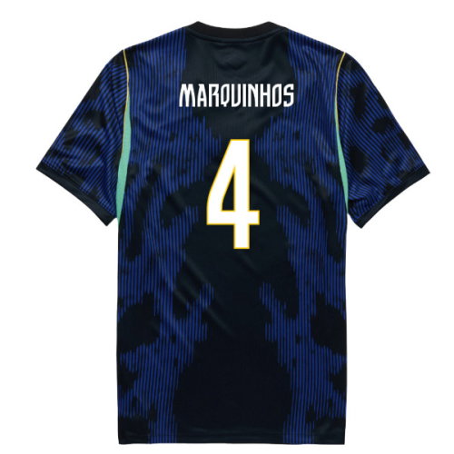 2026-2027 Brazil Away Shirt (Kids) (Marquinhos 4)