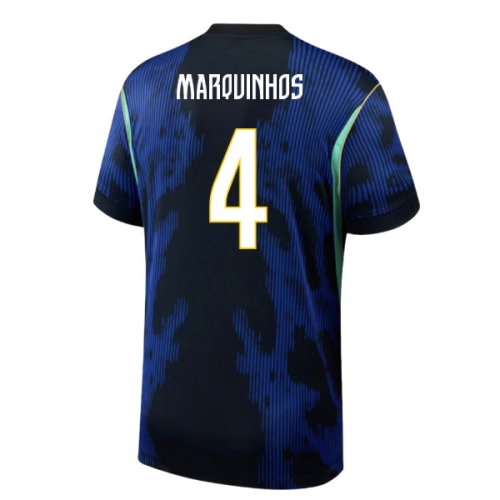 2026-2027 Brazil Away Shirt (Marquinhos 4)