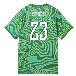 2026-2027 Brazil Goalkeeper Shirt (Green) - Kids (Ederson 23)