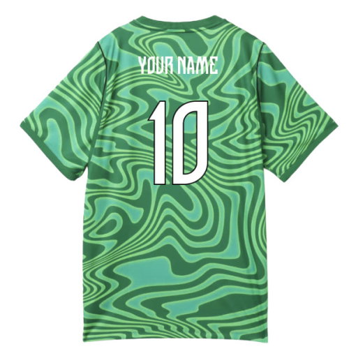 2026-2027 Brazil Goalkeeper Shirt (Green) - Kids (Your Name)