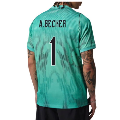 2026-2027 Brazil Goalkeeper Shirt (Light Menta) (A.Becker 1)