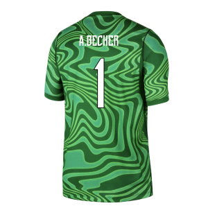2026-2027 Brazil Goalkeeper Shirt (Pine Green) (A.Becker 1)