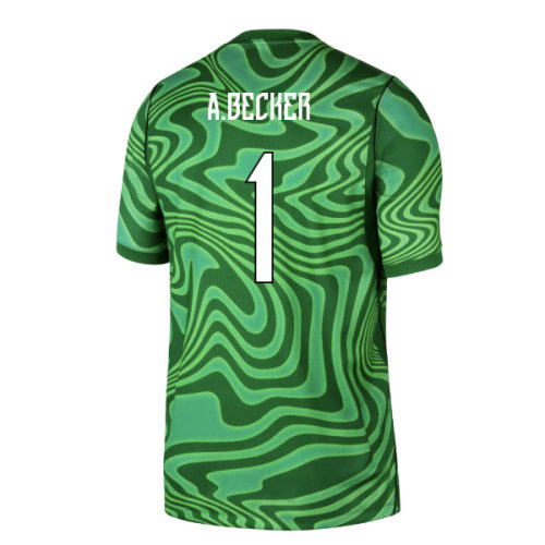 2026-2027 Brazil Goalkeeper Shirt (Pine Green) (A.Becker 1)