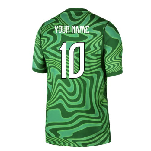 2026-2027 Brazil Goalkeeper Shirt (Pine Green) (Your Name)