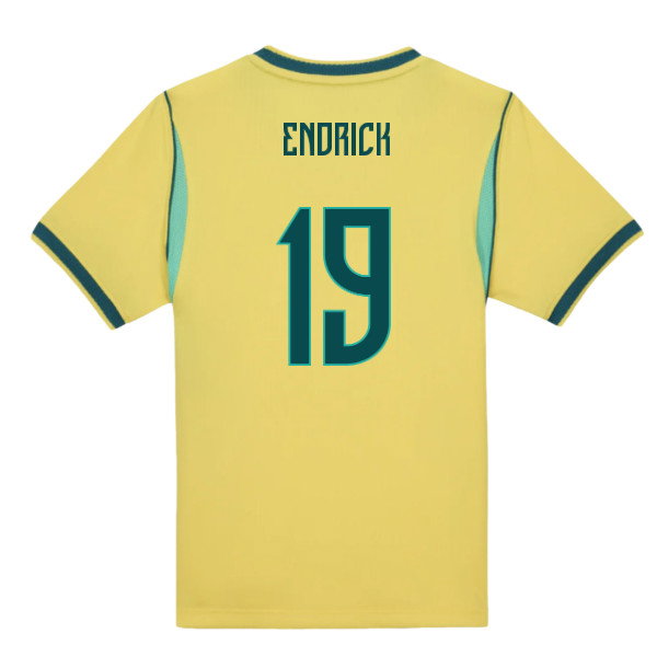 2026-2027 Brazil Home Little Boys Mini Kit (Endrick 19)