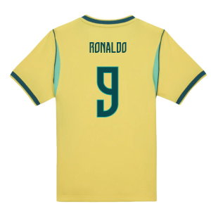 2026-2027 Brazil Home Little Boys Mini Kit (Ronaldo 9)