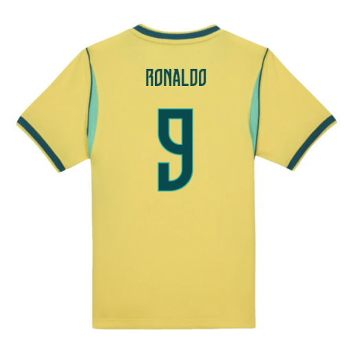 2026-2027 Brazil Home Little Boys Mini Kit (Ronaldo 9)