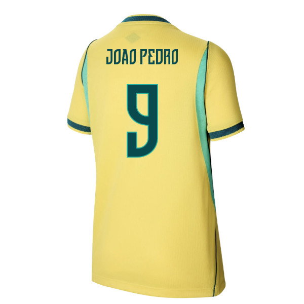 2026-2027 Brazil Home Shirt (Kids) (Joao Pedro 9)