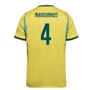 2026-2027 Brazil Home Shirt (Marquinhos 4)