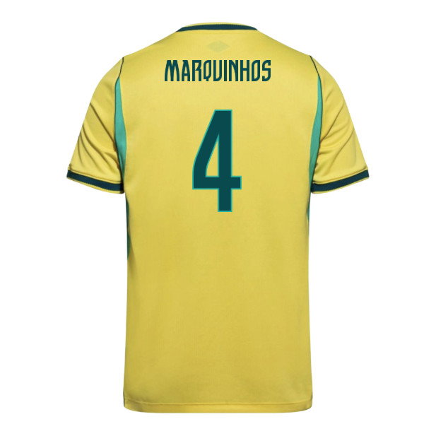 2026-2027 Brazil Home Shirt (Marquinhos 4)