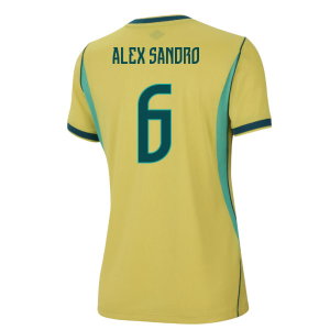 2026-2027 Brazil Home Shirt (Womens) (Alex Sandro 6)