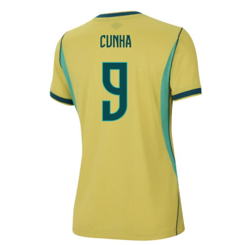 2026-2027 Brazil Home Shirt (Womens) (Cunha 9)