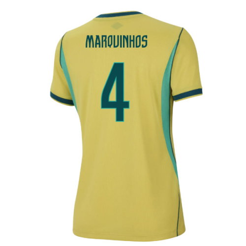2026-2027 Brazil Home Shirt (Womens) (Marquinhos 4)