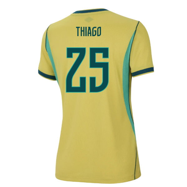 2026-2027 Brazil Home Shirt (Womens) (Thiago 25)