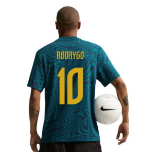 2026-2027 Brazil Primary Dri-Fit Shirt (Geode Teal) (Rodrygo 10)