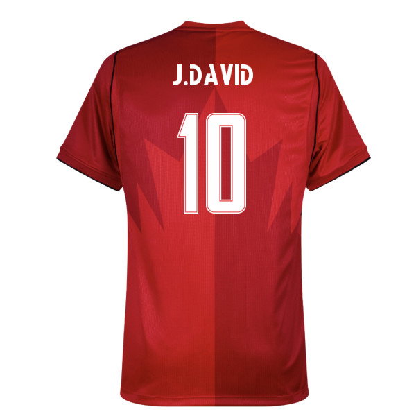 2026-2027 Canada Home Shirt (Kids) (J.David 10)