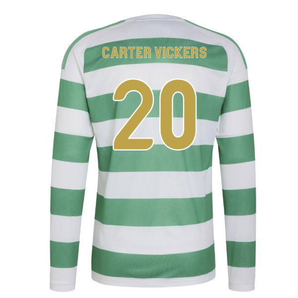 2026-2027 Celtic Long Sleeve Home Shirt (Carter Vickers 20)