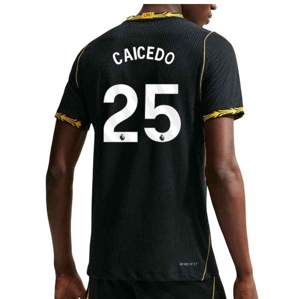 2026-2027 Chelsea Authentic Aero-Fit Away Match Shirt (Caicedo 25)