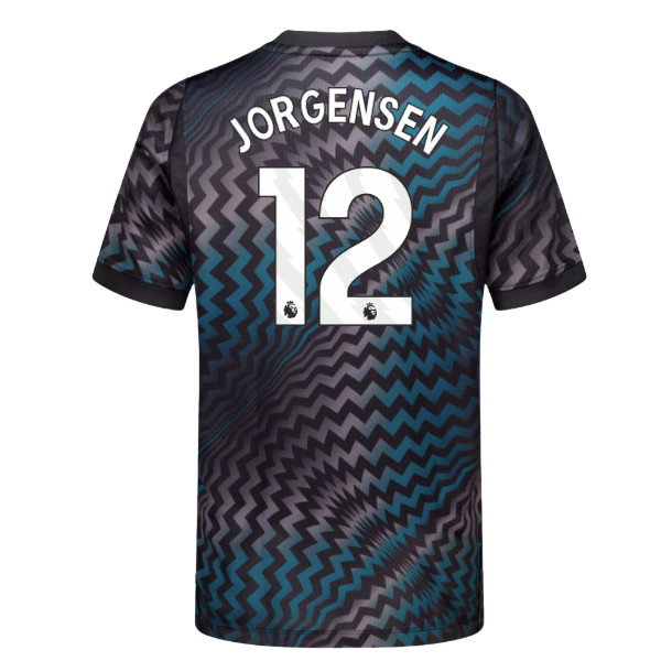 2026-2027 Chelsea Goalkeeper Shirt (Black) - Kids (Jorgensen 12)