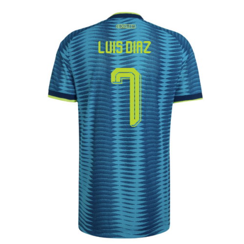 2026-2027 Colombia Authentic Away Shirt (Luis Diaz 7)