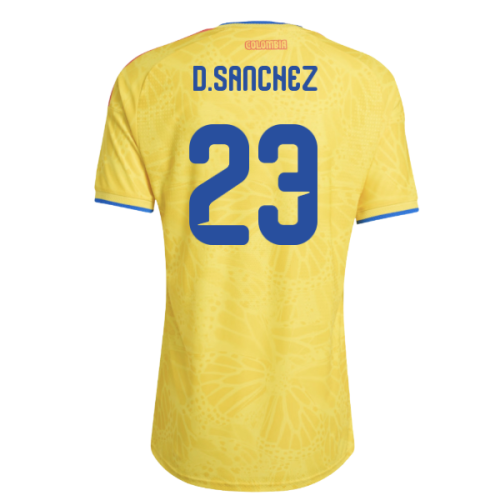 2026-2027 Colombia Authentic Home Shirt (D.Sanchez 23)