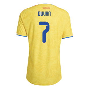 2026-2027 Colombia Authentic Home Shirt (Duvan 7)