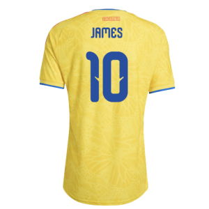 2026-2027 Colombia Authentic Home Shirt (James 10)