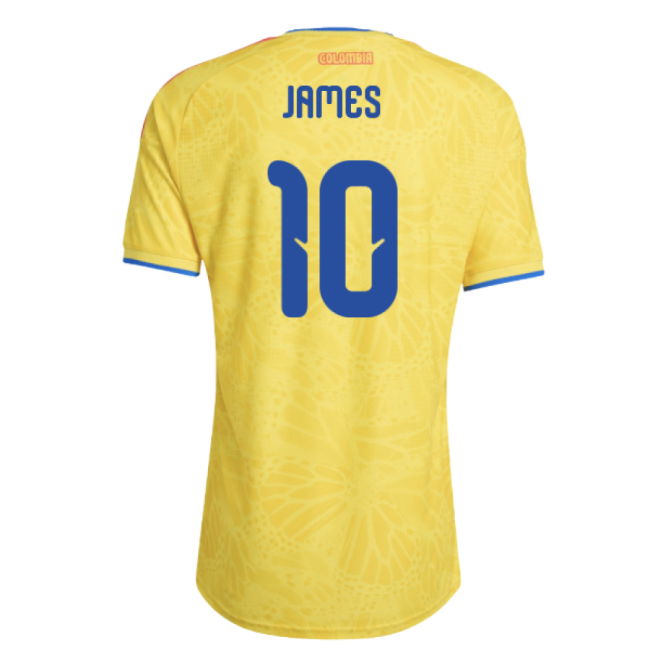 2026-2027 Colombia Authentic Home Shirt (James 10)