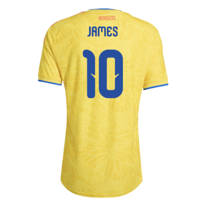 2026-2027 Colombia Authentic Home Shirt (James 10)