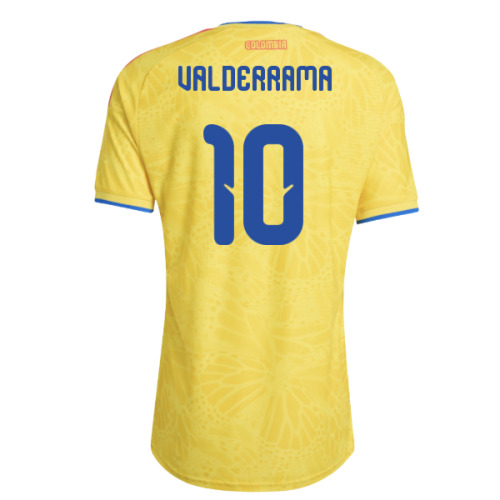 2026-2027 Colombia Authentic Home Shirt (Valderrama 10)
