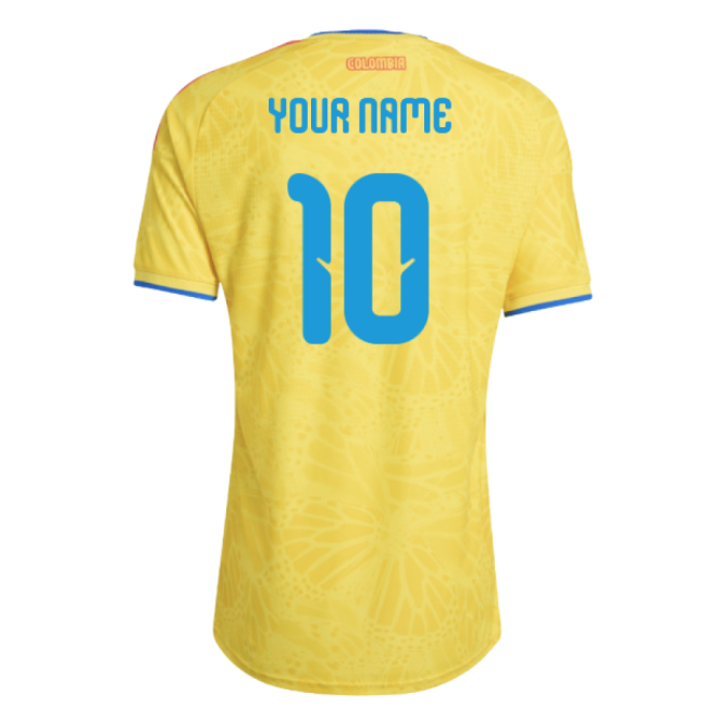 2026-2027 Colombia Authentic Home Shirt (Your Name)