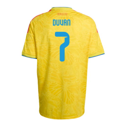 2026-2027 Colombia Home Shirt (Duvan 7)