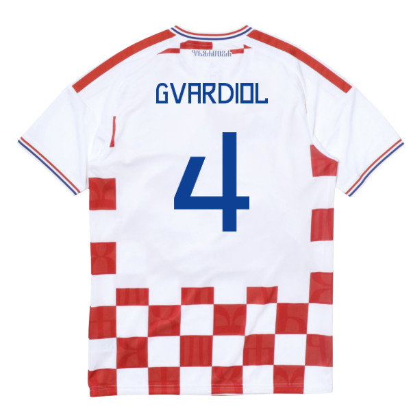 2026-2027 Croatia Adidas Home Shirt (Gvardiol 4)