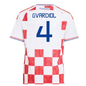 2026-2027 Croatia Adidas Home Shirt (Kids) (Gvardiol 4)