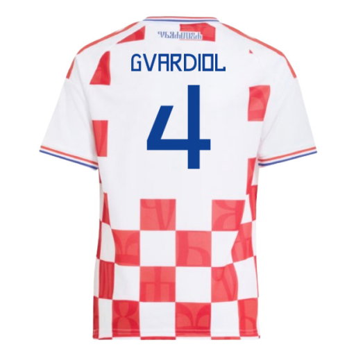 2026-2027 Croatia Adidas Home Shirt (Kids) (Gvardiol 4)